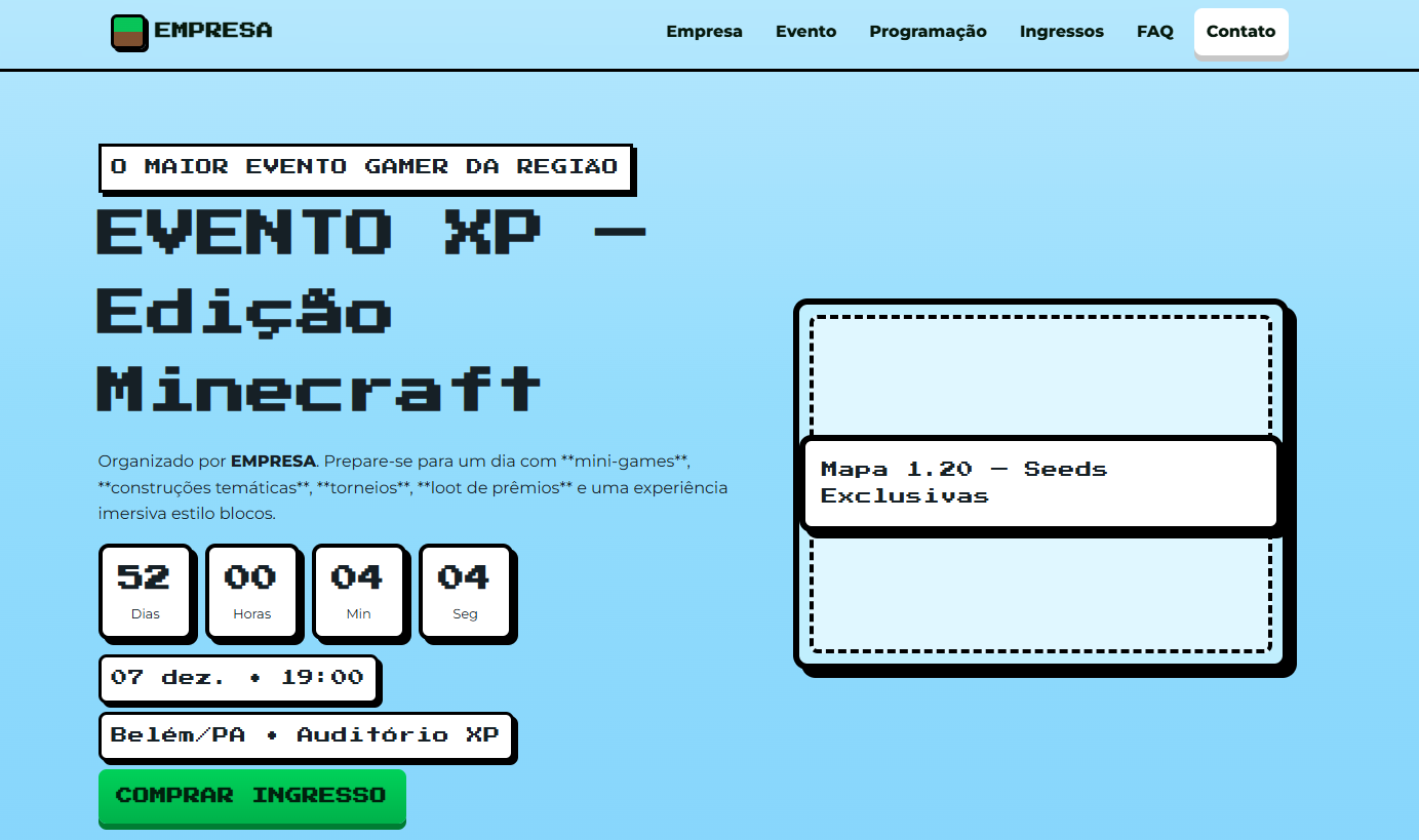 Projeto Landing Page - Campanha de Marketing
